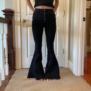 Show Me Your Mumu Berkeley Button Up Bells Pitch Black Size 24